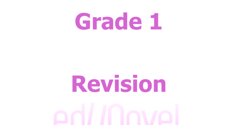 Connect Grade 1 Revision